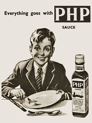 Everything goes with PHP Sauce